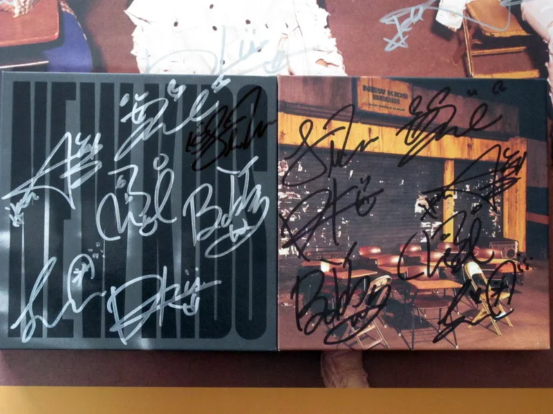 

signed autographed ALBUM 2017 NEW KIDS : BEGIN K-POP Korean verision CD+signed poster 062017