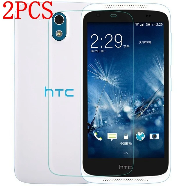 2 шт. закаленное стекло для HTC Desire 526 Защитная пленка экрана 526G + стекло|Защитные