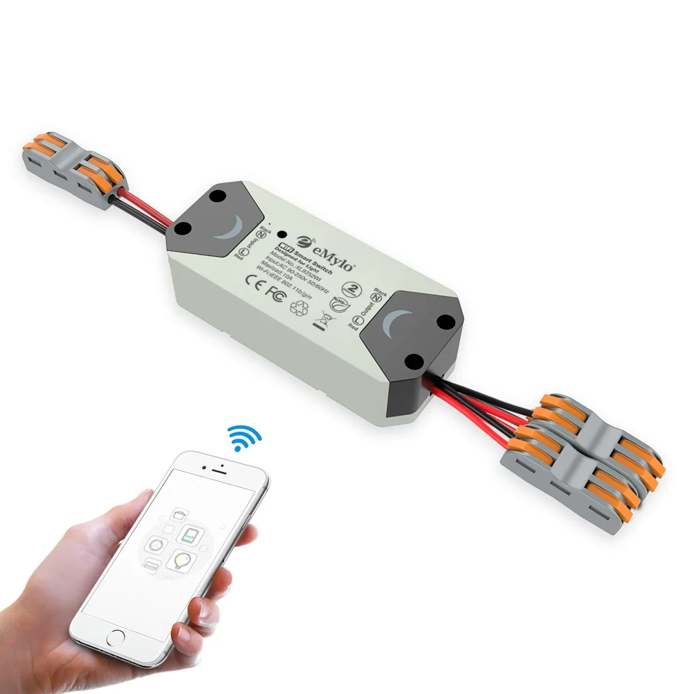 

eMylo Tuya Smart Switch WIFI Light Switch AC 220V 2ch 433mhz Smart Life App Wireless Remote Control Switch Timer for Google Home