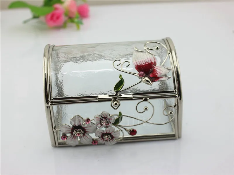 Transparent Glass Jewelry box (1)