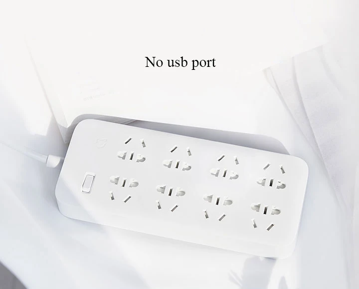 Xiaomi Mijia power Strip 6 розеток включение/выключение питания 2500 Вт 10 а защита от перегрузки для офиса и дома mihome