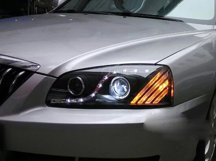 2 шт. автомобилей головной светильник для фары автомобиля Hyundai Elantra s Avante 2004 2005 2006