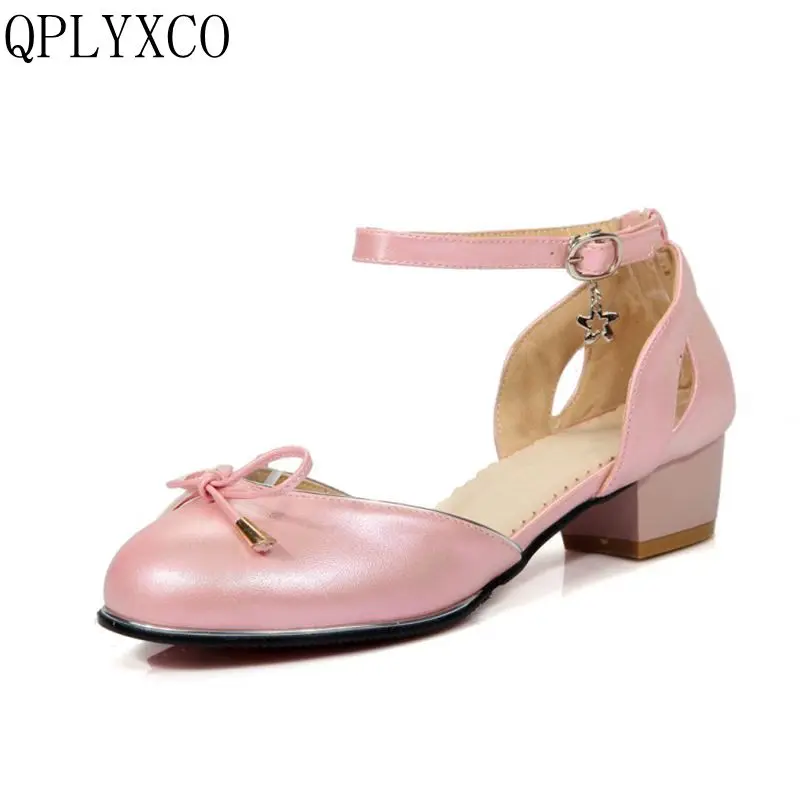 

QPLYXCO Sale New Fashion Big small size 28- 52 sandals women Dress Party sweet Women summer shoes szapatos de mujer E-333