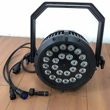 Хорошее качество светодиодные лампы 24 шт. 12 Вт полноцветный 4 в 1 Водонепроницаемый светодиодный Номинальный DJ освещение для дискотеки