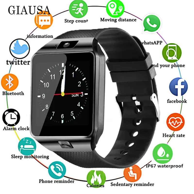 

Bluetooth Smart Watch DZ09 Wearable Wrist Phone Watch Relogio 2G SIM TF Card for Iphone Samsung Android Smartphone Smartwatch