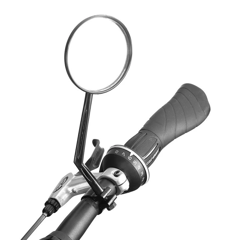 1PC MTB Road Bike Rotatable Back Mirror Bicycle Handlebar Rearview Accessories With Wide-angle Convex Mirror