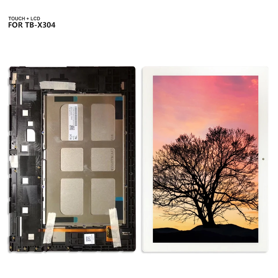 

For 10.1" Lenovo Tab 4 TB-X304L TB-X304F TB-X304N TB-X304 LCD Display Matrix Module Touch Screen Panel Digitizer Assembly+Frame