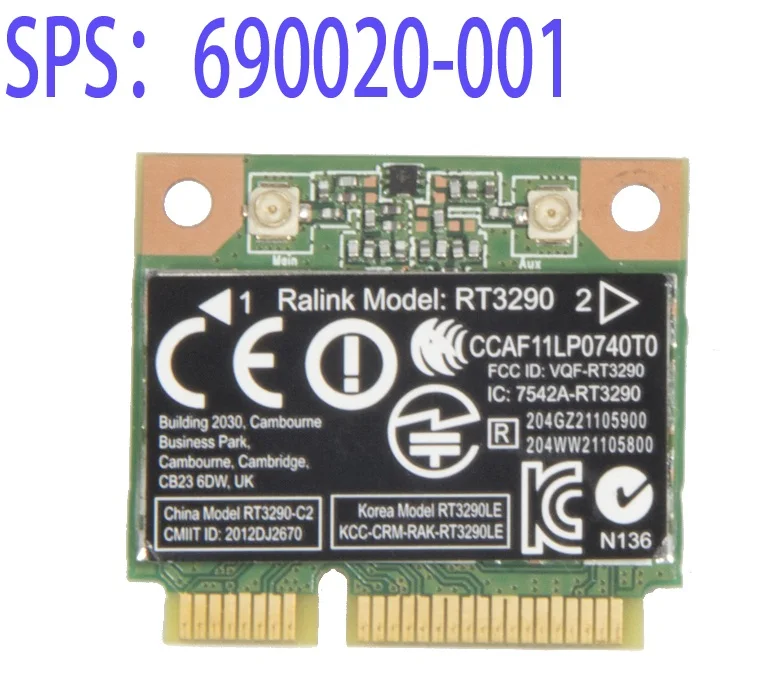 Ноутбук WI-FI+ bluetooth 4,0 Wirelesss карты для Ralink RT3290 для hp 655 CQ58 M4 M6 4445S DV4 G4 G6 G7 G4 690020-001 аккумулятор большой емкости