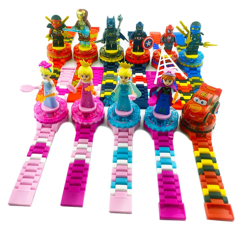 

Kids Watch Building Blocks Bricks Toys For Children Gift Compatible LegoINLY NinjagoINLY LegoINGS Duplo LegoINGL MinecraftING