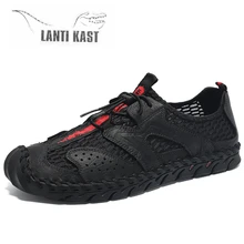 Men Aqua Shoes Summer Water Shoes Breathable Mesh Outdoor Sandals Footwear Sneakers Men Swimming Fishing Hiking Shoes Slippers