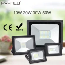 Горячая водонепроницаемый 10 Вт 20 Вт 30 Вт 50 Вт Светодиодный прожектор светильник SMD 5730 светодиодный прожектор отражатель светодиодный прожектор светильник уличный светильник ing