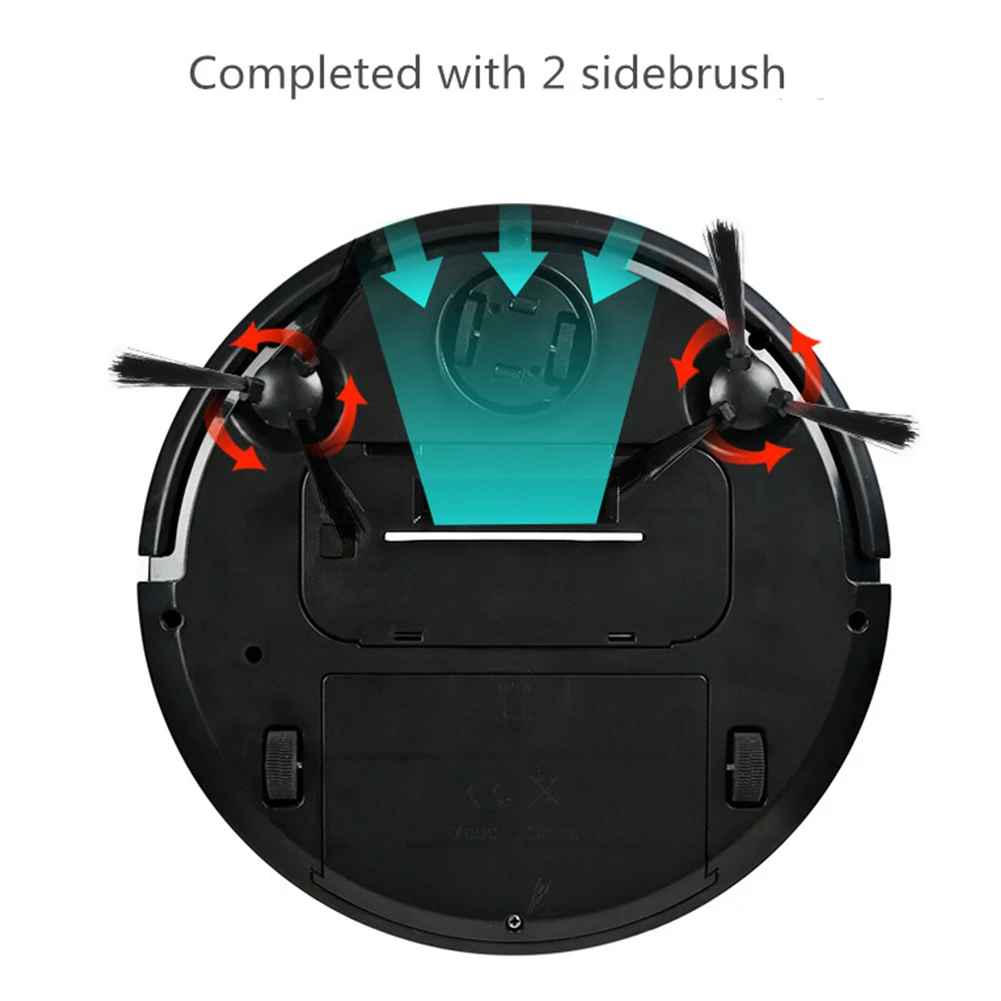 

Vacuum Cleaner USB Rechargeable Auto Anti-fall Home Sweeping Robot Floor Dirt Electric Office Toy Dust Hair Gift Powerful