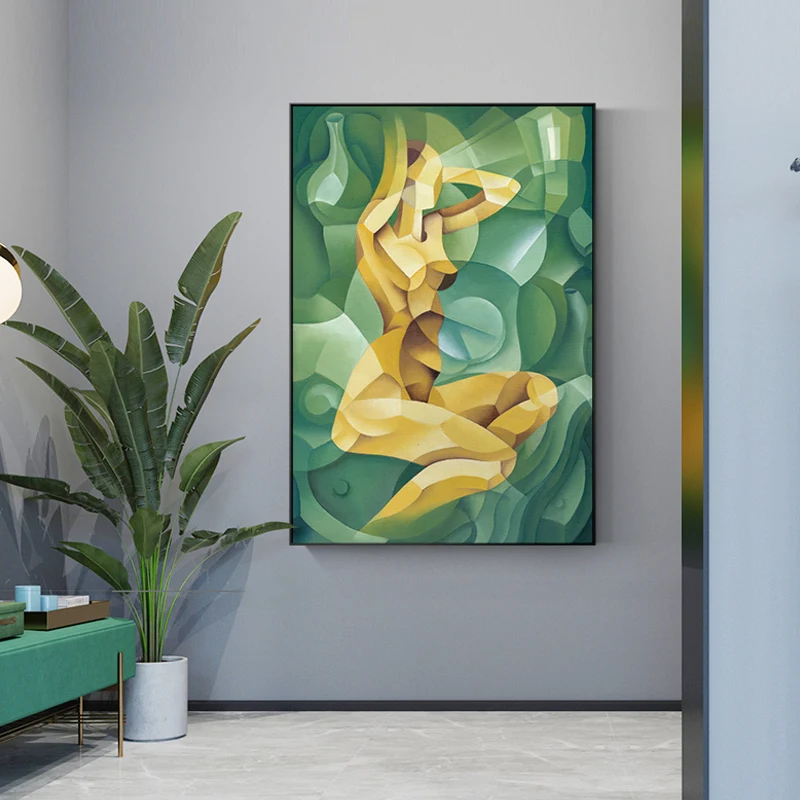 

Abstract Sexy Plump Woman Model Saxophone Vase Canvas Painting Wall Art Poster And Print For Living Room Aisle Quadro Decorativo