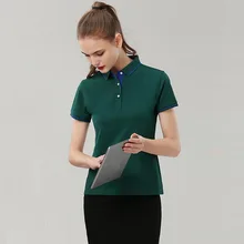 Новинка, летняя однотонная женская рубашка поло, тонкая, короткий рукав, camisa, рубашка поло, femme, женские повседневные рубашки, одежда, повседневное поло для женщин