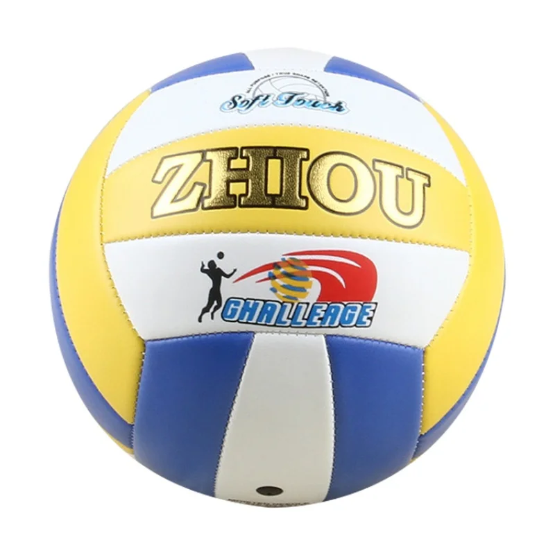 Волейбол Размер 5 Мягкий сенсорный спортивный тренировочный мяч для взрослых и детей пляжная игра залп игра для тренировок в помещении