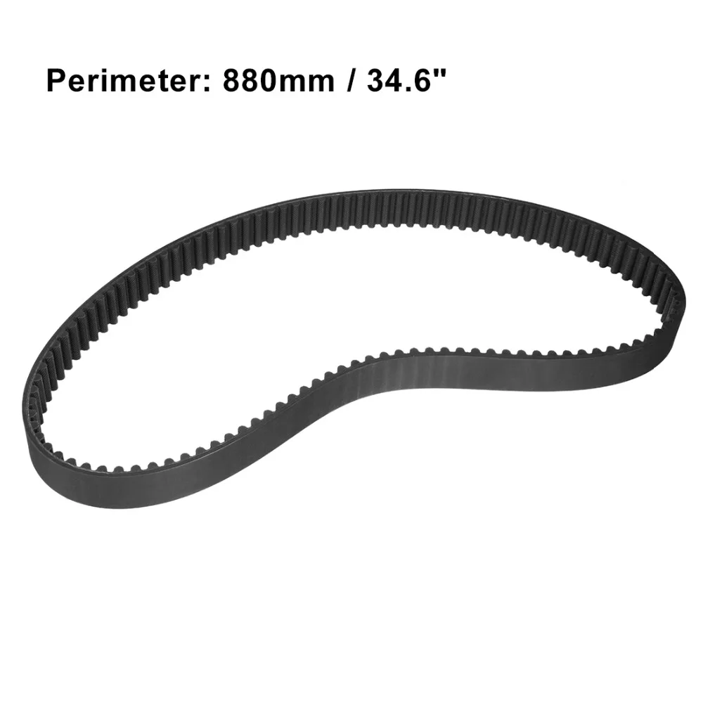 

Uxcell Newest HTD 5M1050 HTD 8M880 Rubber Timing Belt 210T 110T Synchronous Closed Loop Belt Timing Pulley Tools 15mm Width