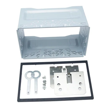 

2 Din Car Stereo Radio Fascia Frame Fitting Frame Case Kit Installation Frame Fitting DVD Player Case Side Fixing Brackets