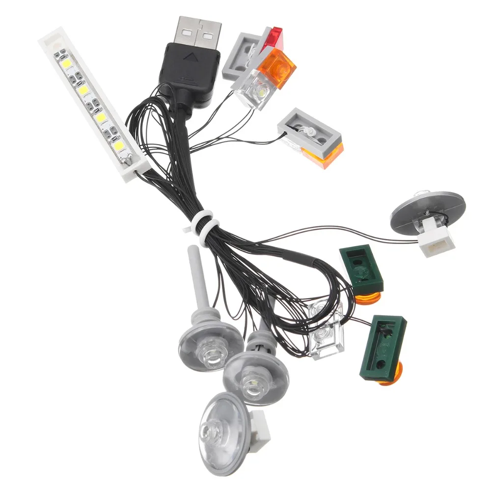 

LED Light Kit for LEGO for Creator for 10242 (LIGHT KIT ONLY) USB Power Toy Car Model Lighting Accessories
