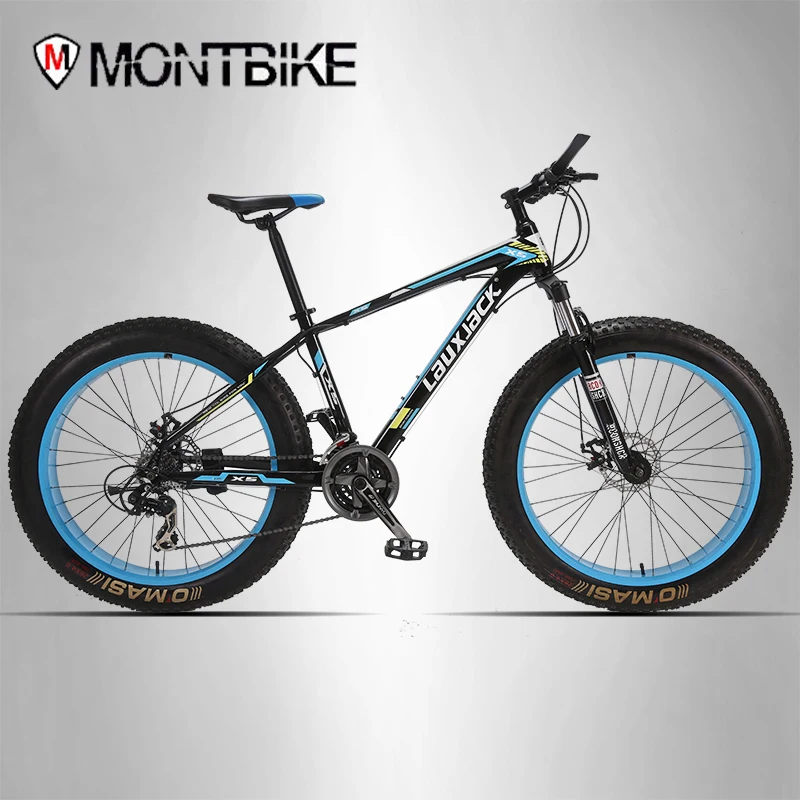 Lauxjack горный велосипед алюминиевая рама 24 Скорость Shimano механические тормоза жира