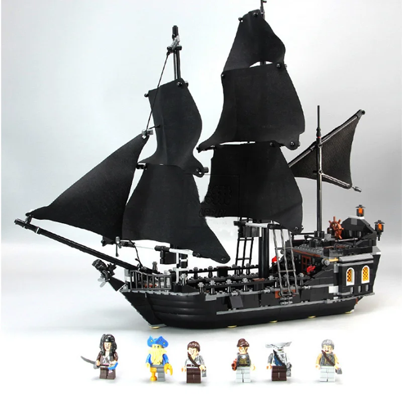 Qunlong Pirates Of The Caribbean Black Pearl Ship Building Blocks DIY Educational Toys For Kids Gifts Compatible Legoings Qunlong Pirates Of The Caribbean Black Pearl Ship Building Blocks DIY Educational Toys For Kids Gifts Compatible Legoings