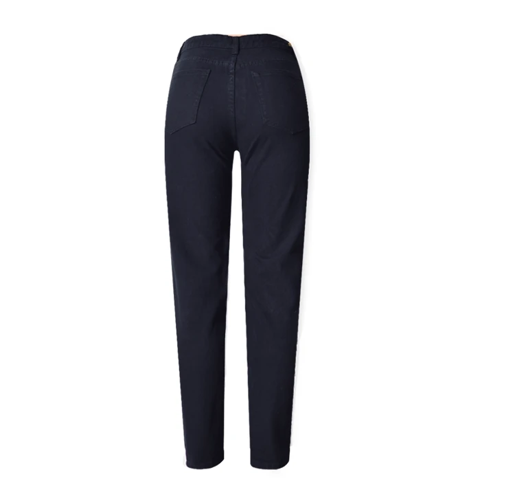 LMCAVASUN Plus Size Rose Embroidery Black Women Jeans 2017 Spring Vintage Straight Loose Denim Pants Trouses Mom Jeans