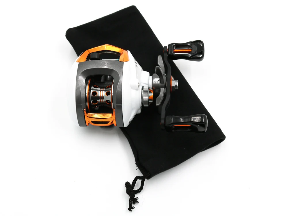 Reel com Sistema de Freio Água para a Esquerda e direita 12 plus 1 Rolamentos à Prova d' Baitcasting Fishing Reel Alta Velocidade Fishing Magnético Lp200 10 Esporte e Lazer