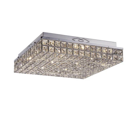 

ZYY European simple living room dining room bedroom crystal square ceiling light LED home lighting lighting fixtures