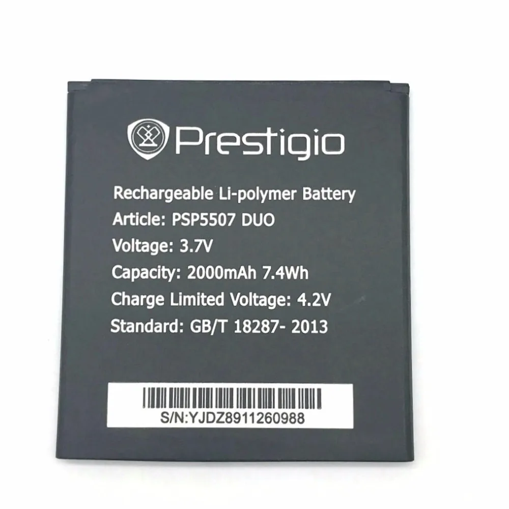

New PSP5507 DUO 3.7V 2000mAh Battery for Prestigio MultiPhone PSP5507 DUO 5507 Phone