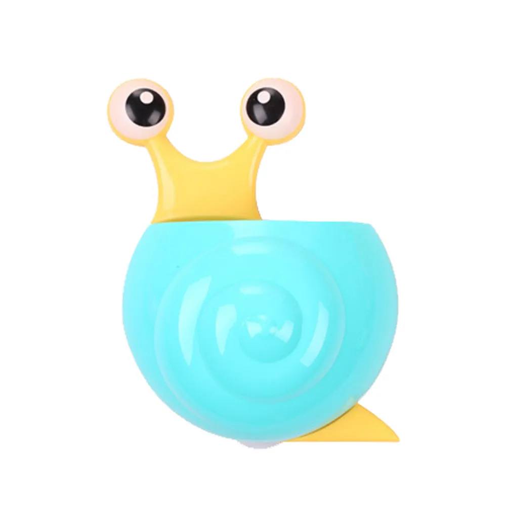 

Cute Cartoon Sucker Hook Toothbrush Holder Snail Bathroom Se