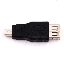 Новейший мини USB 5Pin Мужской к USB Женский OTG адаптер разъем адаптер синхронизации данных для автомобиля MP3 MP4 планшеты