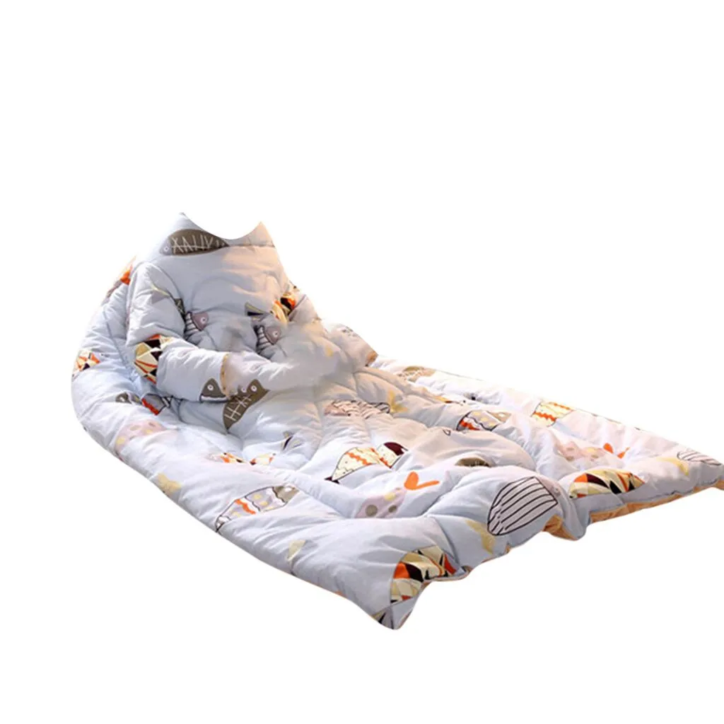 

New Multifunction Children's Quilt Blanket Winter Lazy Quilt With Sleeves carpet Warm Thickened Washed unique design rug Warm#35