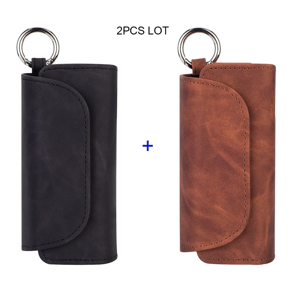 

JINXINGCHENG 2PCS Lot Flip Cover for Iqos 3.0 Case Pouch Holder Leather Case Double Book Bag Accessories