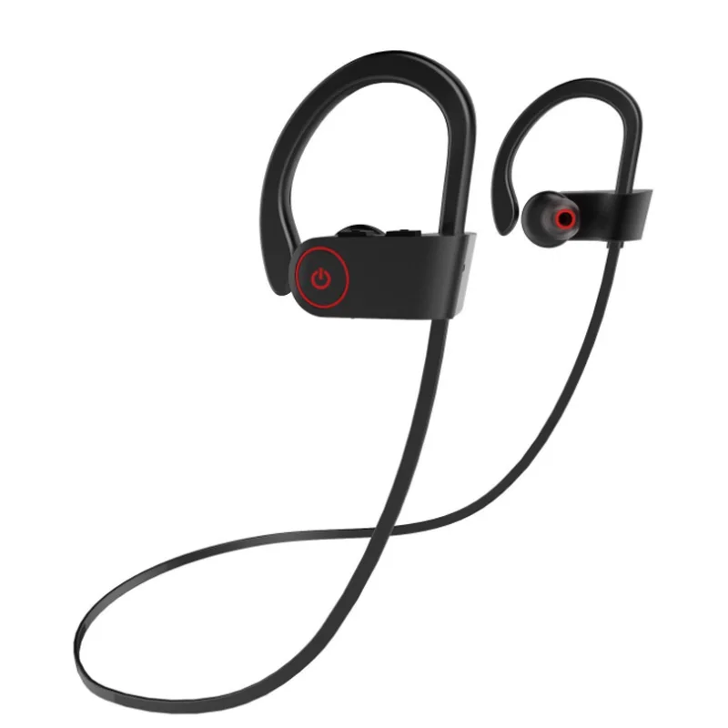 IPX7 Водонепроницаемый Bluetooth наушники бас Беспроводной спортивные с микрофоном