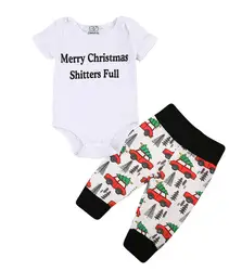 2 предмета в комплекте Новинка 2017 года Симпатичные новорожденного для маленьких мальчиков Обувь для девочек хлопковые боди комплект