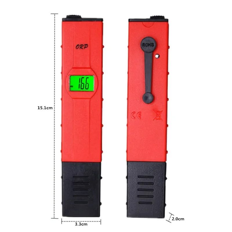 Цифровой CE ручка-тип индикатор ОВП подсветка окисление снижение потенциал очистки воды монитор ОВП-метр 16% скидка