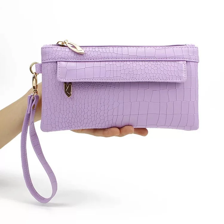Cell Phone Bag Soft Pouch a Pink Small Smartphone Wristlet for Women and Girls