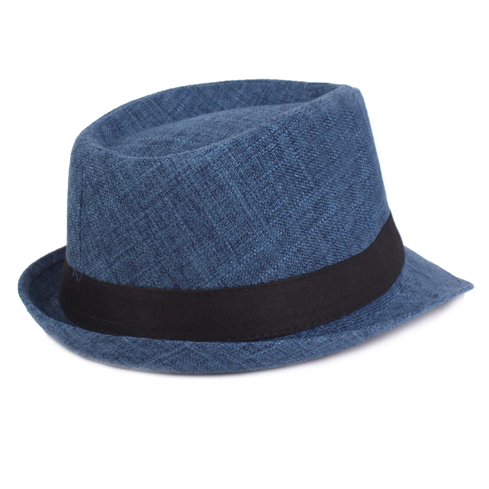 Мужская Летняя Пляжная солнцезащитная Кепка на открытом воздухе повседневная фетровая шляпа джаз шляпа Панама шляпа HATCS0565