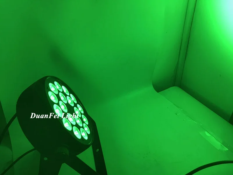 18x18w led flat par-6