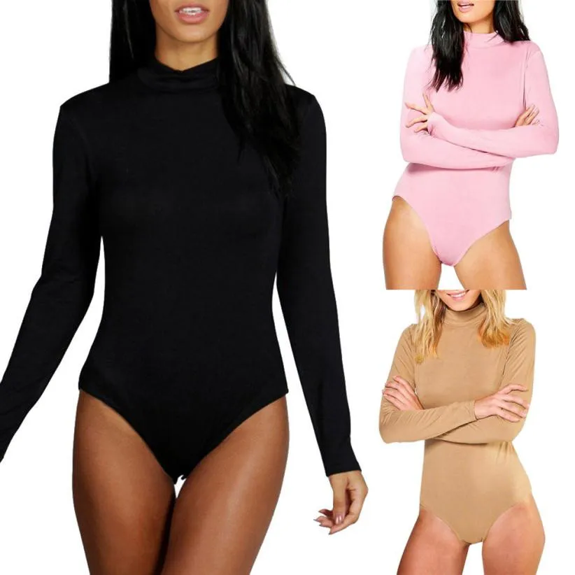 

Jumpsuit combinaison Long Sleeve Overalls for women Solid Clubwear Playsuit Bodycon Party itemAPR 1