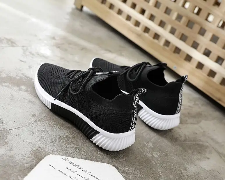Женская обувь 2019 женские суперлегкие кроссовки Flyknit Вулканизированная для