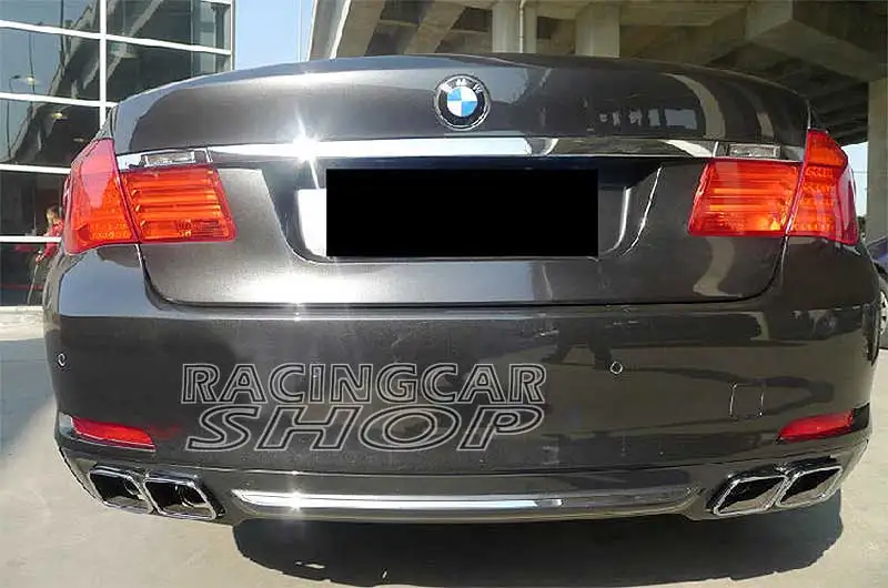 BMW F01 F02 730 740i 740Li 750i 750L Change To 760 High Quality QUAD EXHAUST REAR DIFFUSER 2010UP