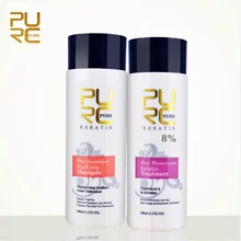 PURC 8% Formaldehyde Keratin And Purifying Shampoo Set Straightening Hair Repair And Atraighten Damage Hair Products PURC 8% Formaldehyde Keratin And Purifying Shampoo Set Straightening Hair Repair And Atraighten Damage Hair Products
