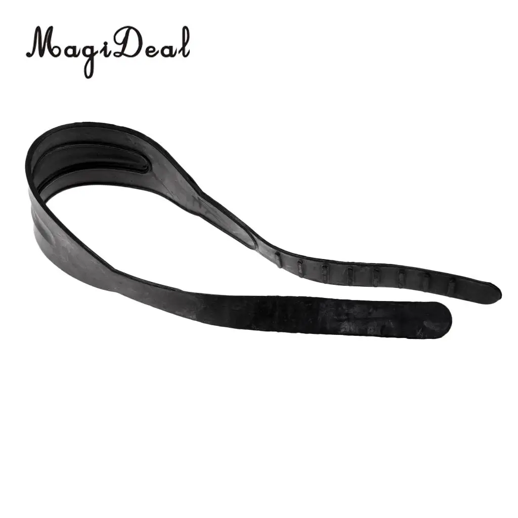 MagiDeal Black Rubber Scuba Diving Mask Strap for Snorkeling Swimming Water Sports SCUBA Snorkeling Freediving Accessories