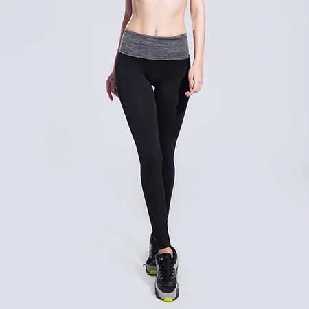 FLANDIS Spot Fashion Yoga Pants High Waist Women Full Length Sport Leggings Fitness Running Quick Dry |