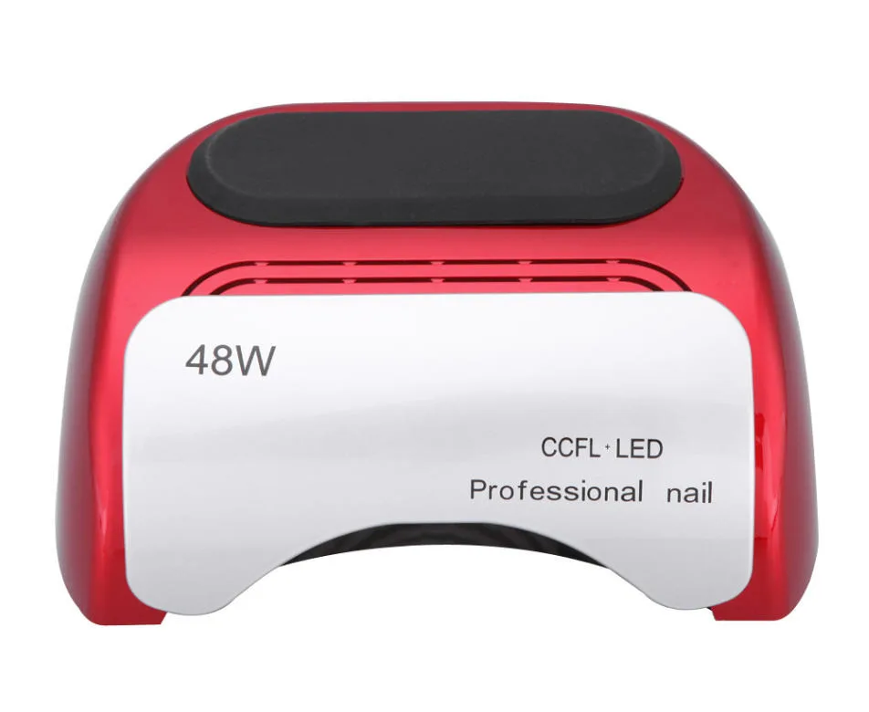Conduziu a Lâmpada de Luz Secador de Unha Ferramenta com Ajuste do Temporizador Automático de Indução Conduziu a Lâmpada Secador de Unhas de Gel s de Gel 48 w uv 110-220 v