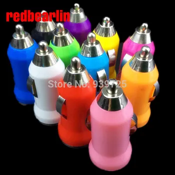 

redbearlin Micro USB Car Charger Mini Car Charger Adapter for Cell Mobile Phone iPhone 3G 3GS 4 4S 5 iPad iPod MP3 MP4