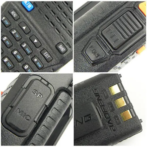 Radio set New Black BAOFENG UV-5RC VHF/UHF Dual Band ham two way Radio amateur walkie talkie + BaoFeng Speaker Mic Telecom Parts Radio set New Black BAOFENG UV-5RC VHF/UHF Dual Band ham two way Radio amateur walkie talkie + BaoFeng Speaker Mic Telecom Parts