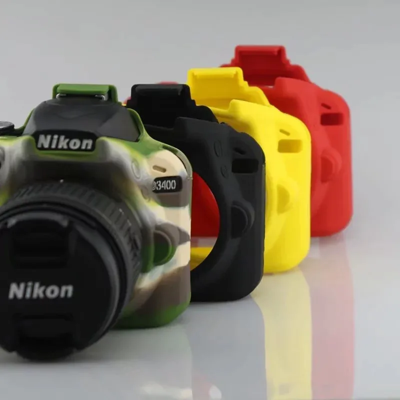 Новый красивый мягкий силиконовый чехол для камеры Nikon D3400|Сумки