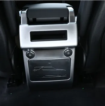 

For Land rover Discovery 5 LR5 L462 2017 2018 ABS Matte Interior Rear Row Air Conditioning Vent Frame Cover Trim Car Accessories