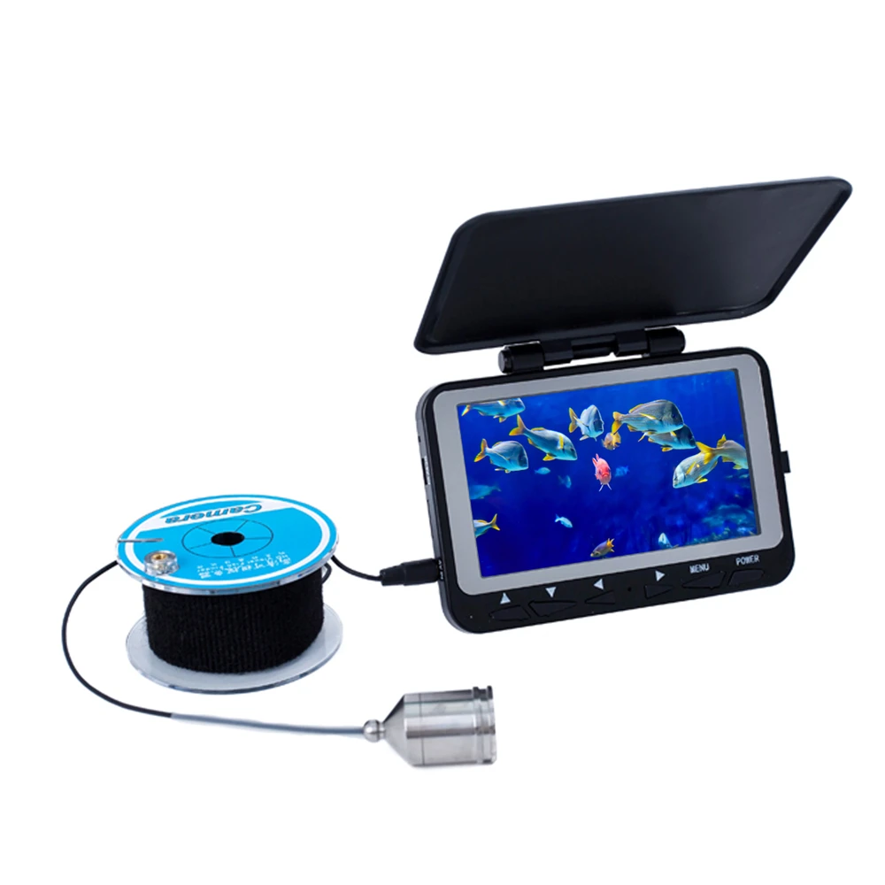 4.3" HD 800TVL CMOS Sensor Underwater Video Camera System Color LCD